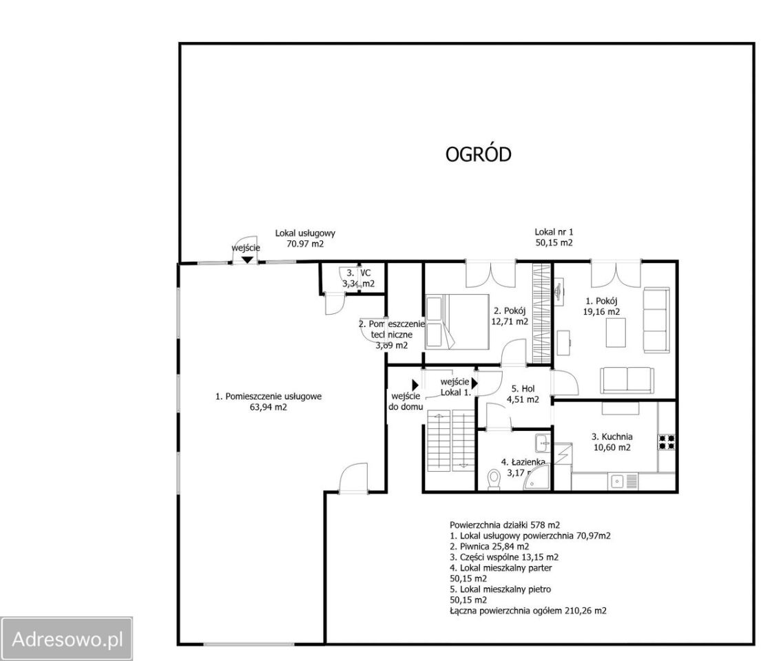 dom wolnostojący, 5 pokoi Wejherowo Centrum, ul. Zachodnia. Zdjęcie 16