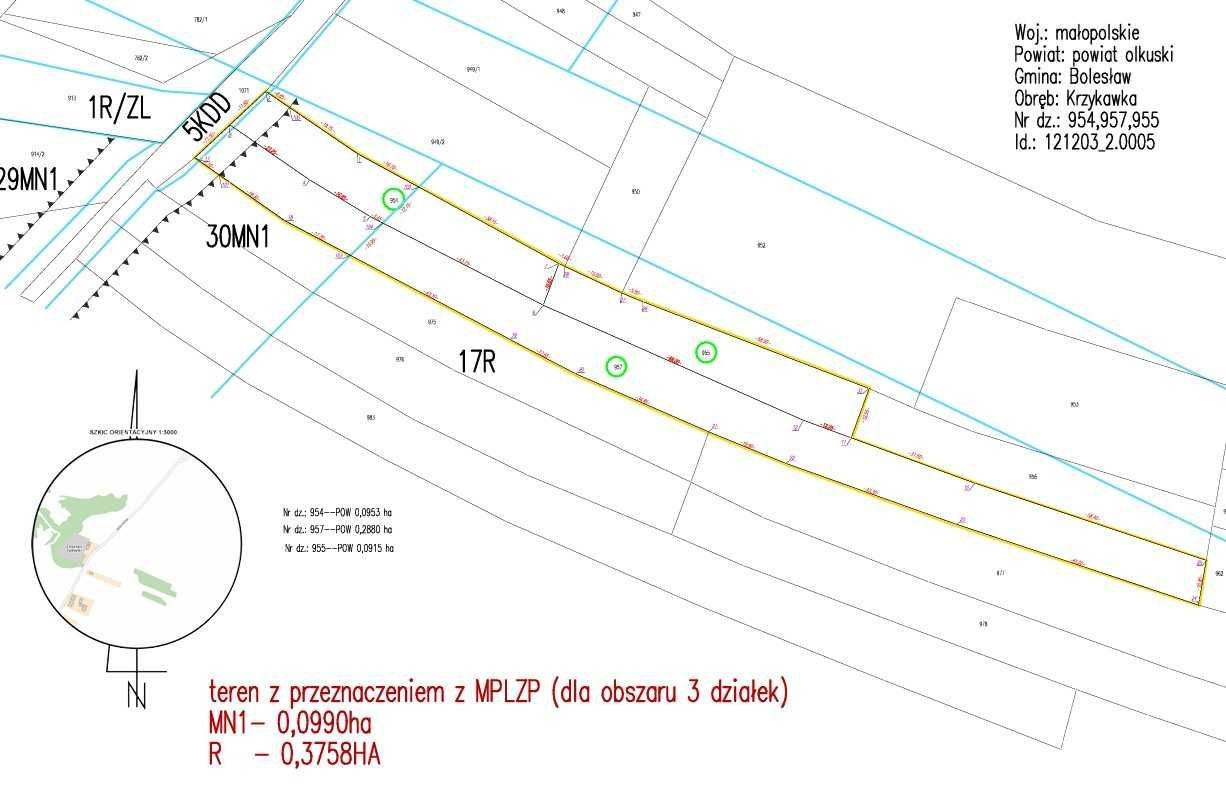 Działka rolno-budowlana Krzykawka. Zdjęcie 7