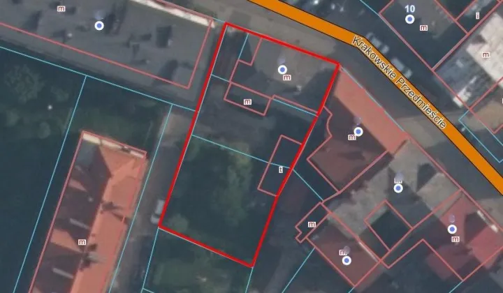 Działka budowlana Olkusz Centrum, ul. Krakowskie Przedmieście