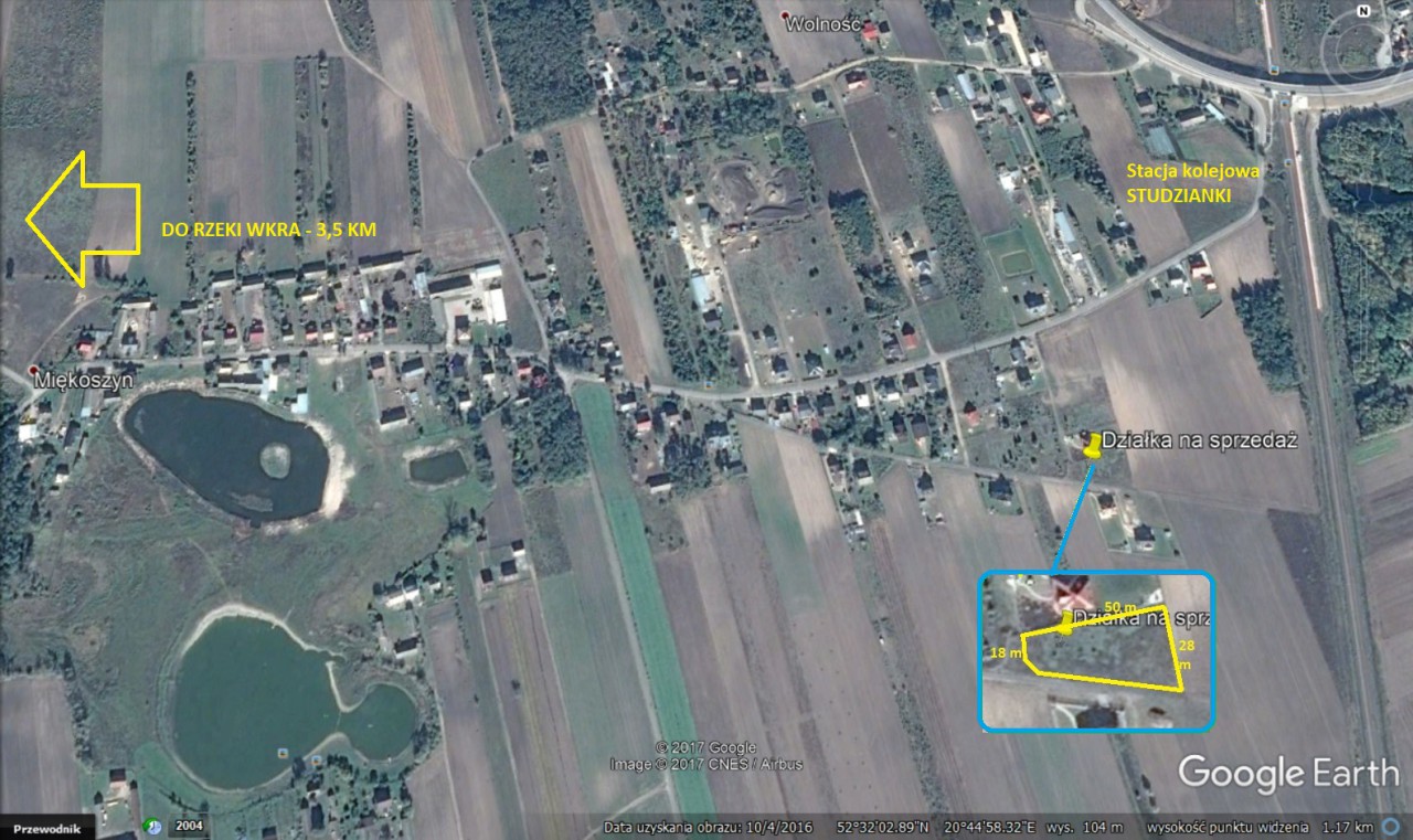 Działka budowlana Miękoszyn