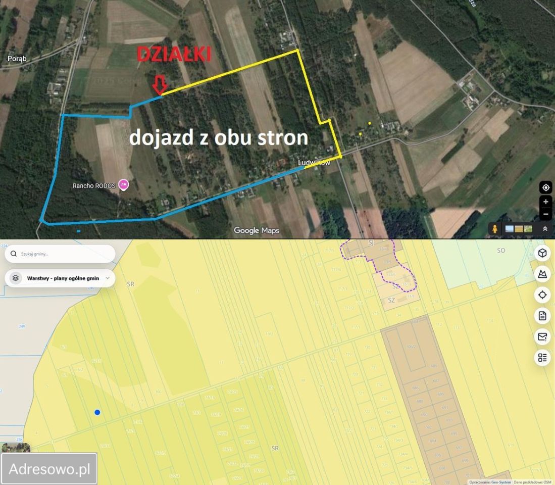 Działka rekreacyjna Ludwinów. Zdjęcie 2