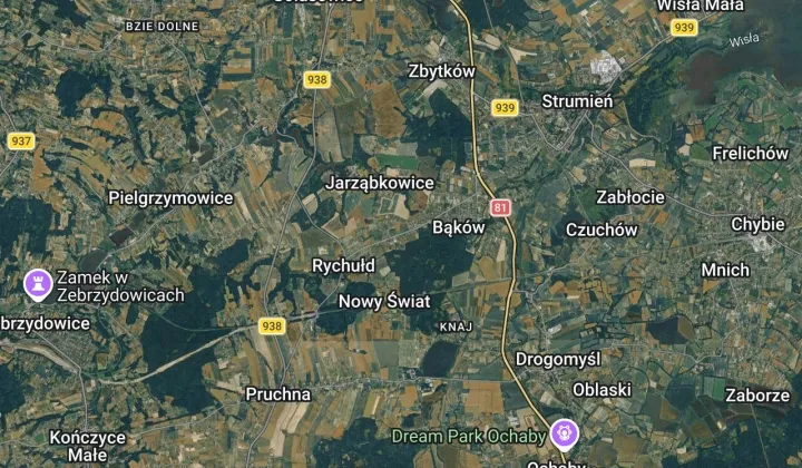 Działka inna Bąków Rychułd, ul. Główna