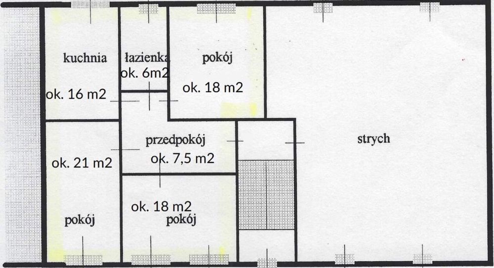 Mieszkanie 3-pokojowe Katowice Koszutka