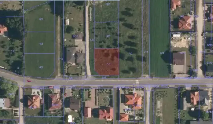 Działka budowlana Bełchatów Paulinów, ul. Nowa