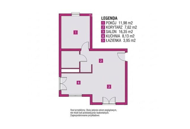 Mieszkanie 2-pokojowe Aleksandrów Łódzki, ul. Jana Machulskiego. Zdjęcie 13