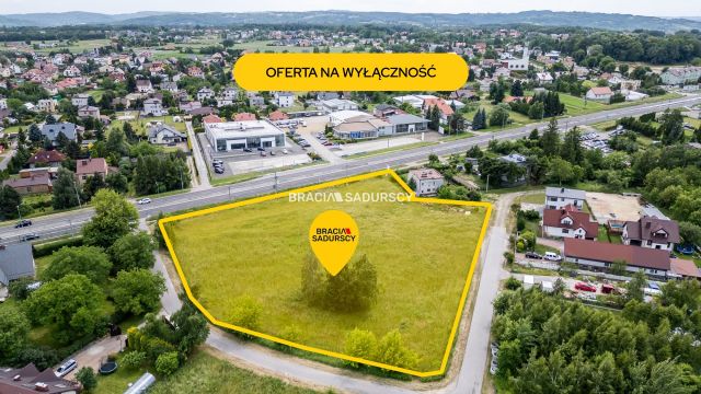 Działka inwestycyjna Tarnów Zabłocie, ul. Krakowska. Zdjęcie 1