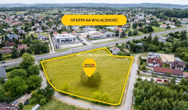 Działka inwestycyjna Tarnów Zabłocie, ul. Krakowska