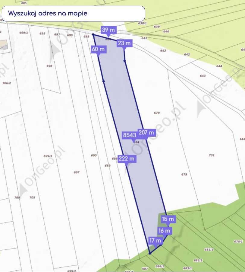 Działka rolna Łagiewniki, ul. Starowiejska. Zdjęcie 2