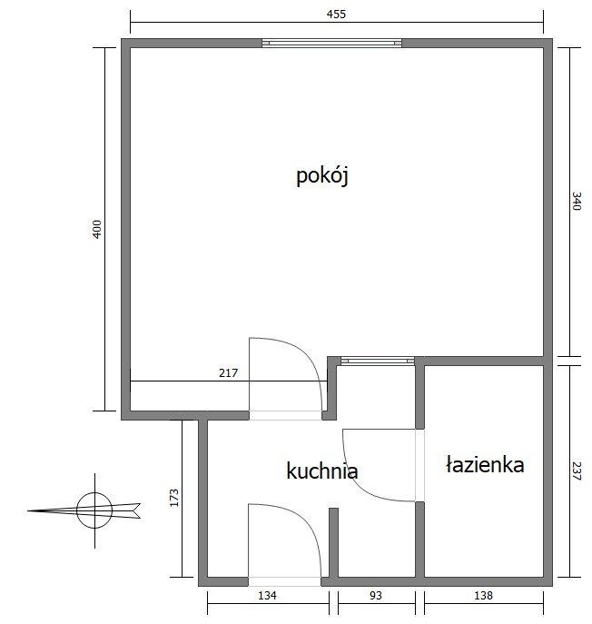 Mieszkanie 1-pokojowe Kraków Śródmieście, al. Pokoju. Zdjęcie 3