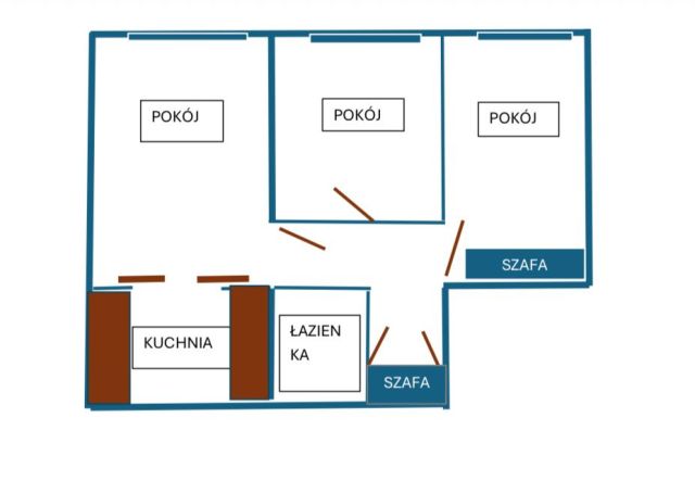 Mieszkanie 3-pokojowe Darłowo Centrum. Zdjęcie 1
