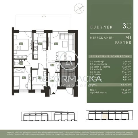 Mieszkanie 3-pokojowe Głogów Małopolski. Zdjęcie 2