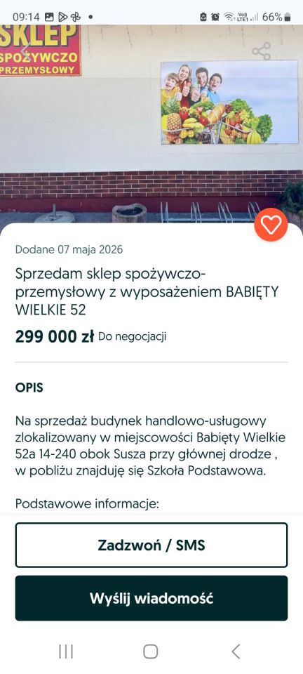 Nieruchomość komercyjna Babięty Wielkie, Babięty Wielkie. Zdjęcie 5