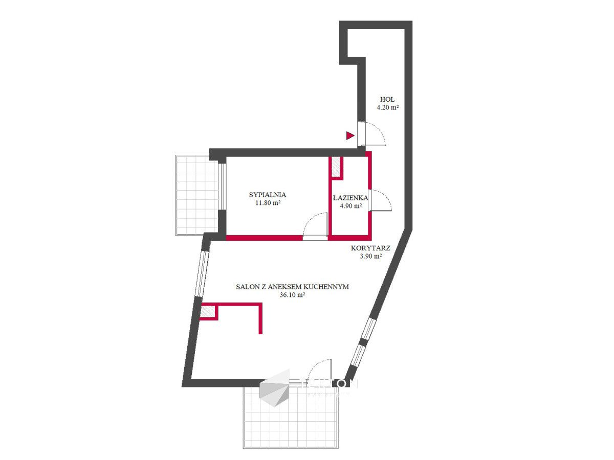 Mieszkanie 3-pokojowe Poznań Winiary, ul. Piątkowska. Zdjęcie 10
