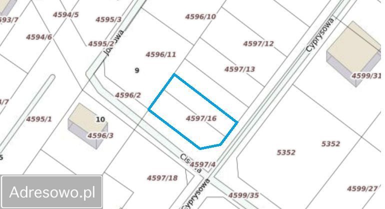 Działka budowlana Ostrów Mazowiecka, ul. Cyprysowa. Zdjęcie 3