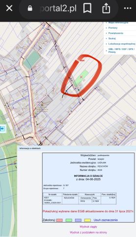 Działka budowlana Rzuchów. Zdjęcie 1