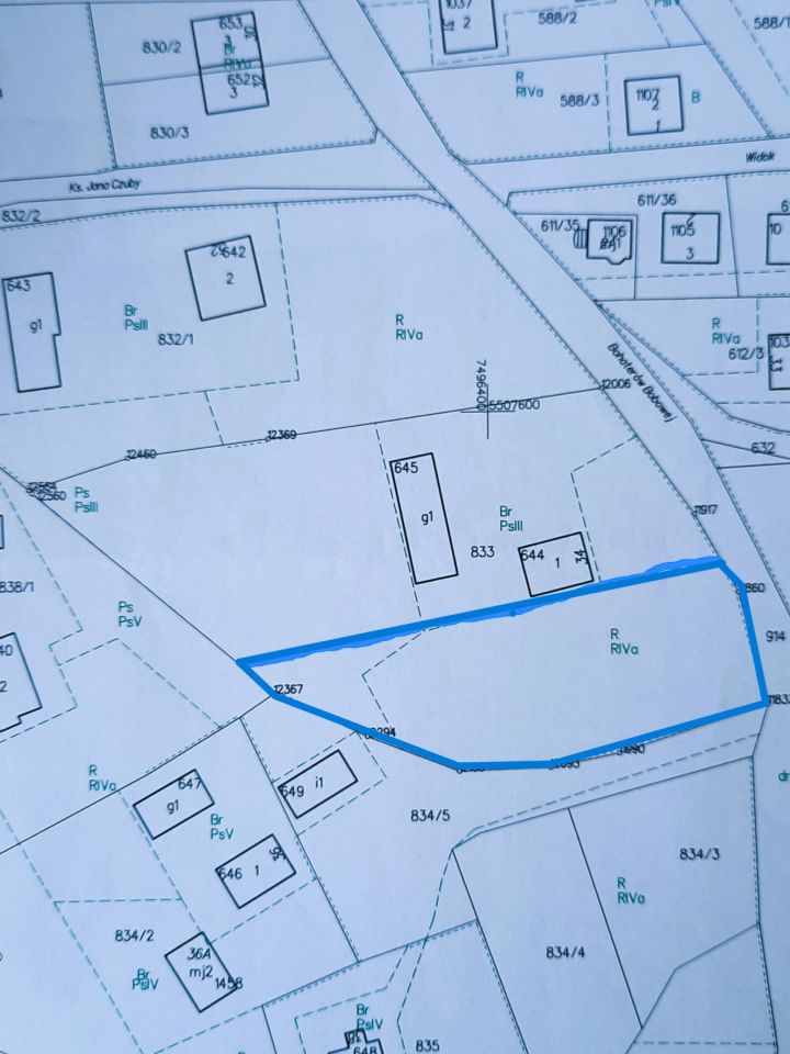 Działka budowlana Bobowa Przedmieście, ul. Bohaterów Bobowej