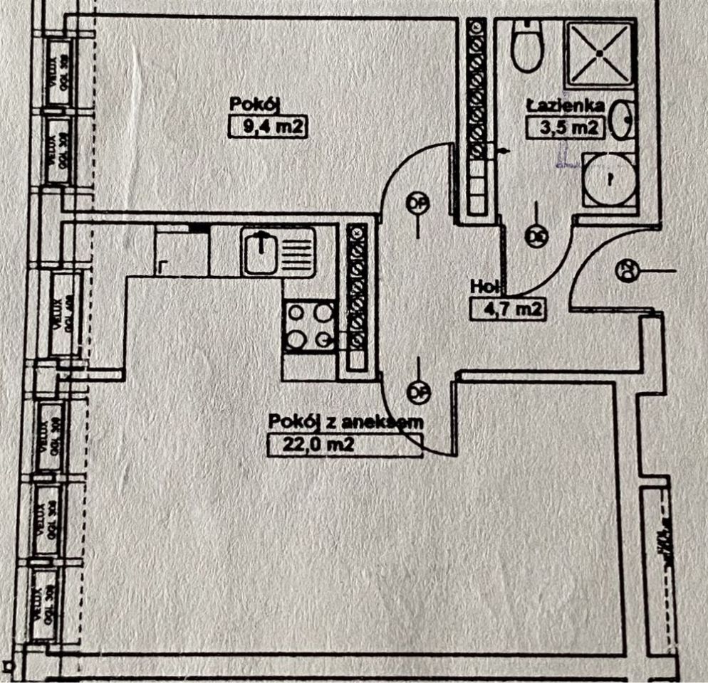 Mieszkanie 2-pokojowe Poznań Jeżyce, ul. św. Wawrzyńca. Zdjęcie 2