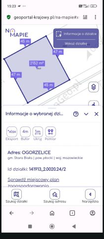 Działka budowlana Ogorzelice. Zdjęcie 1