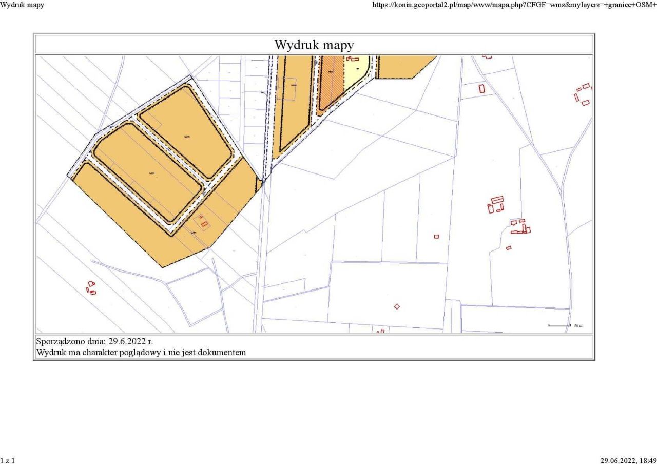 Działka budowlana Gaj. Zdjęcie 3