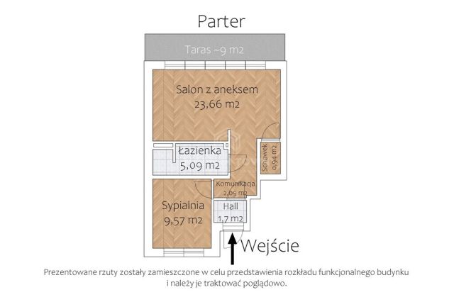 Mieszkanie 2-pokojowe Łeba, ul. Władysława Grabskiego. Zdjęcie 20