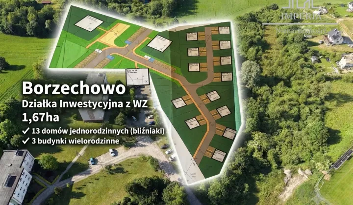 Działka budowlana Borzechowo
