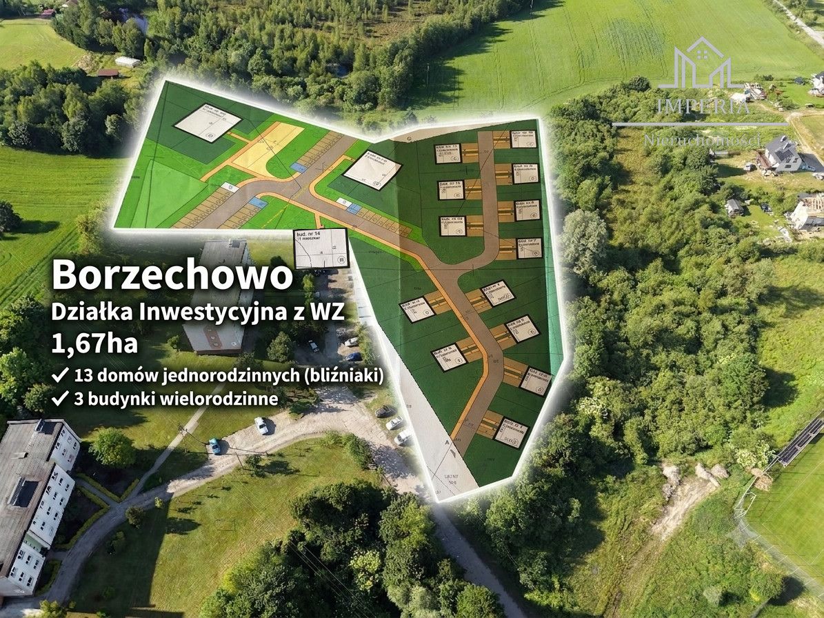 Działka budowlana Borzechowo. Zdjęcie 1
