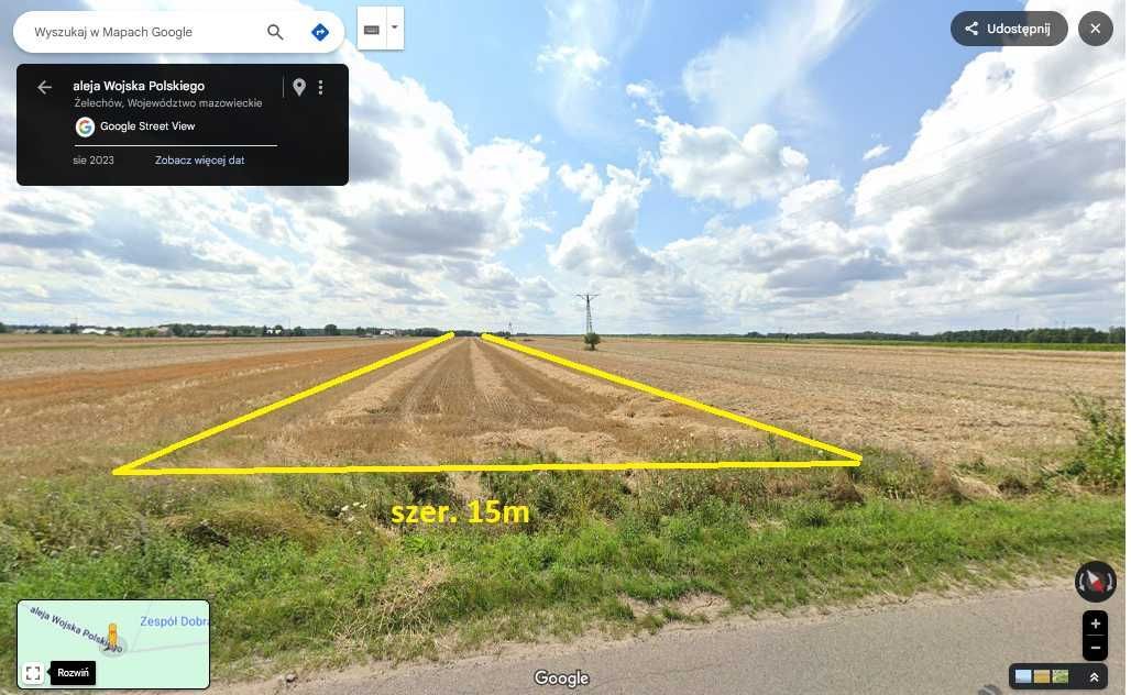 Działka budowlana Żelechów, al. Wojska Polskiego