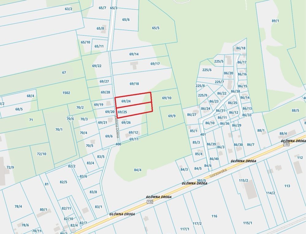 Działka budowlana Jenin, ul. Zielona Dolina. Zdjęcie 3