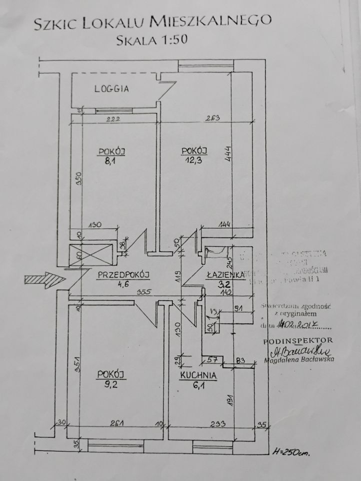 Mieszkanie 3-pokojowe Olsztyn Zatorze, ul. Aleksandra Puszkina. Zdjęcie 13