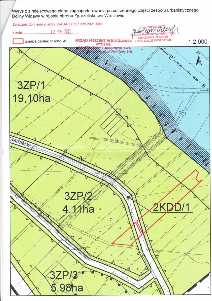 Działka inwestycyjna Wrocław Kowale, ul. Lechitów. Zdjęcie 5