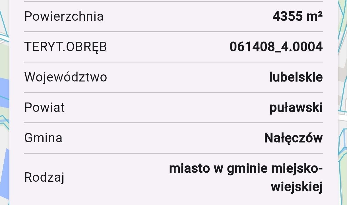 Działka budowlana Nałęczów, ul. Łąkowa. Zdjęcie 2