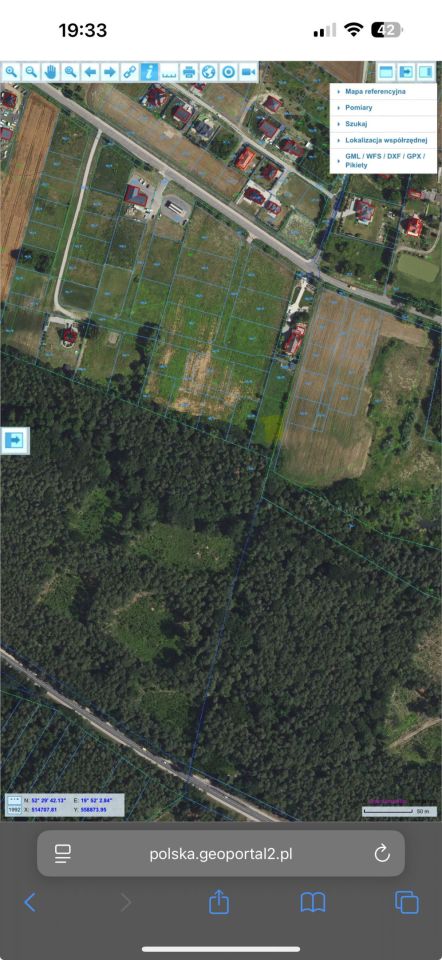 Działka budowlana Słupno, ul. Jesionowa