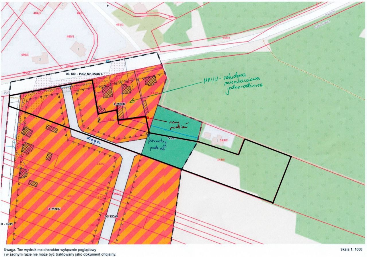 Działka budowlana Rabinówka. Zdjęcie 6