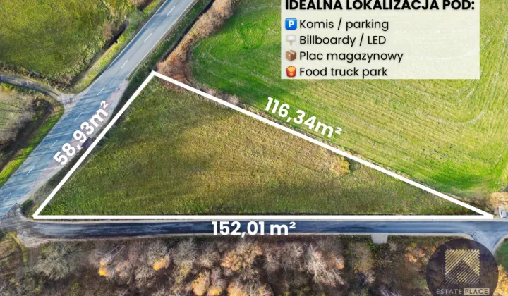 Działka inwestycyjna Strachówka