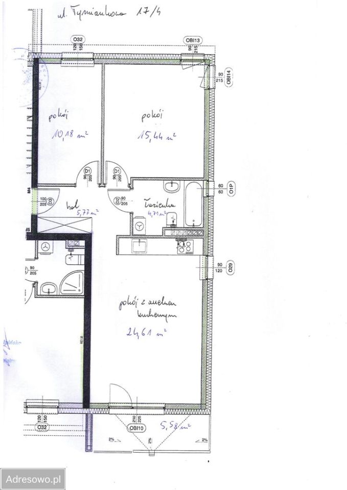 Mieszkanie 3-pokojowe Wrocław Lipa Piotrowska, ul. Tymiankowa. Zdjęcie 8