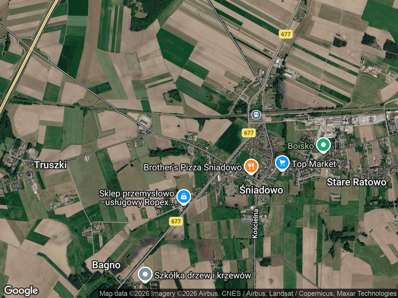 Działka rolno-budowlana Śniadowo, ul. Ostrołęcka. Zdjęcie 1