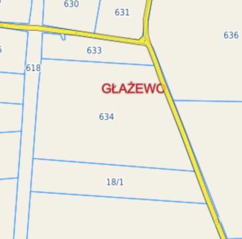 Działka rolna Głażewo. Zdjęcie 1