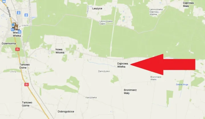 Działka budowlana Dąbrowa Wielka