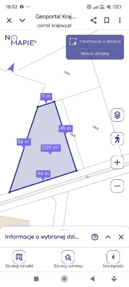 Działka budowlana Stare Guty. Zdjęcie 3