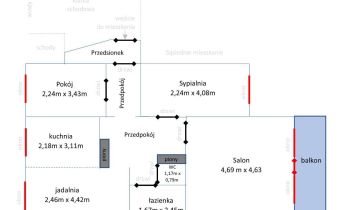 Mieszkanie 4-pokojowe Szczecin, ul. Piekary