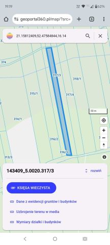 Działka rolna Nowe Załubice. Zdjęcie 1