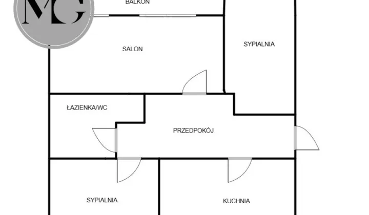 Mieszkanie 3-pokojowe Bydgoszcz Szwederowo, ul. Nowodworska