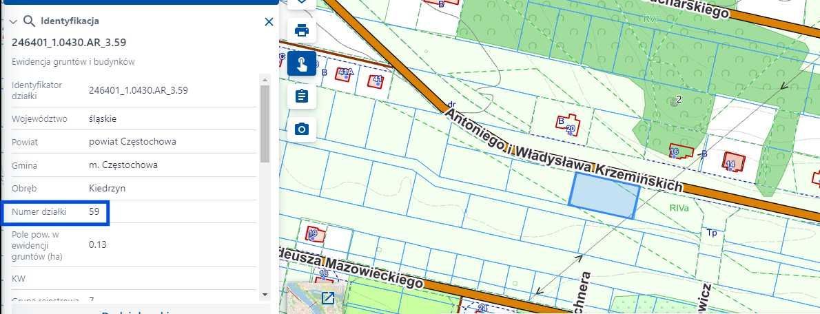 Działka budowlana Częstochowa Kiedrzyn. Zdjęcie 2