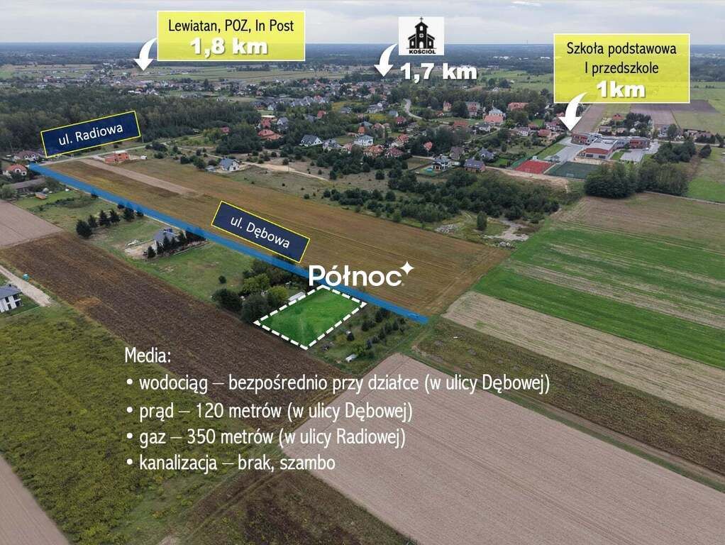 Działka budowlana Wola Rasztowska, ul. Dębowa. Zdjęcie 5