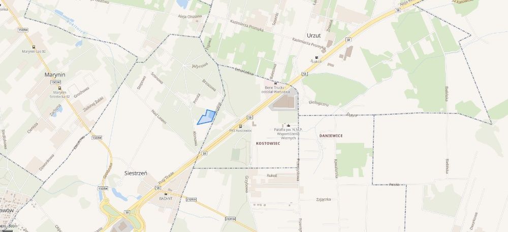 Działka budowlana Siestrzeń, ul. Skrajna. Zdjęcie 2