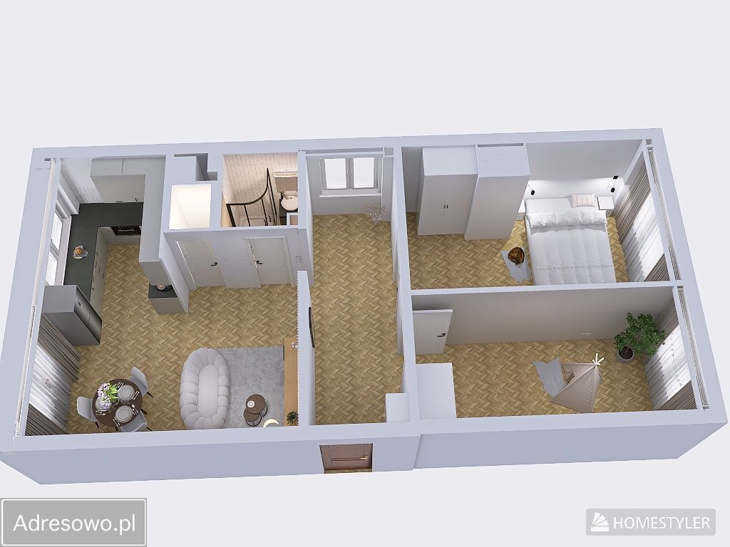 Mieszkanie 3-pokojowe Konin, ul. Przemysłowa. Zdjęcie 16