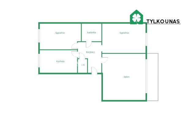 Mieszkanie 3-pokojowe Gdańsk Chełm, ul. Marcina Dragana. Zdjęcie 19
