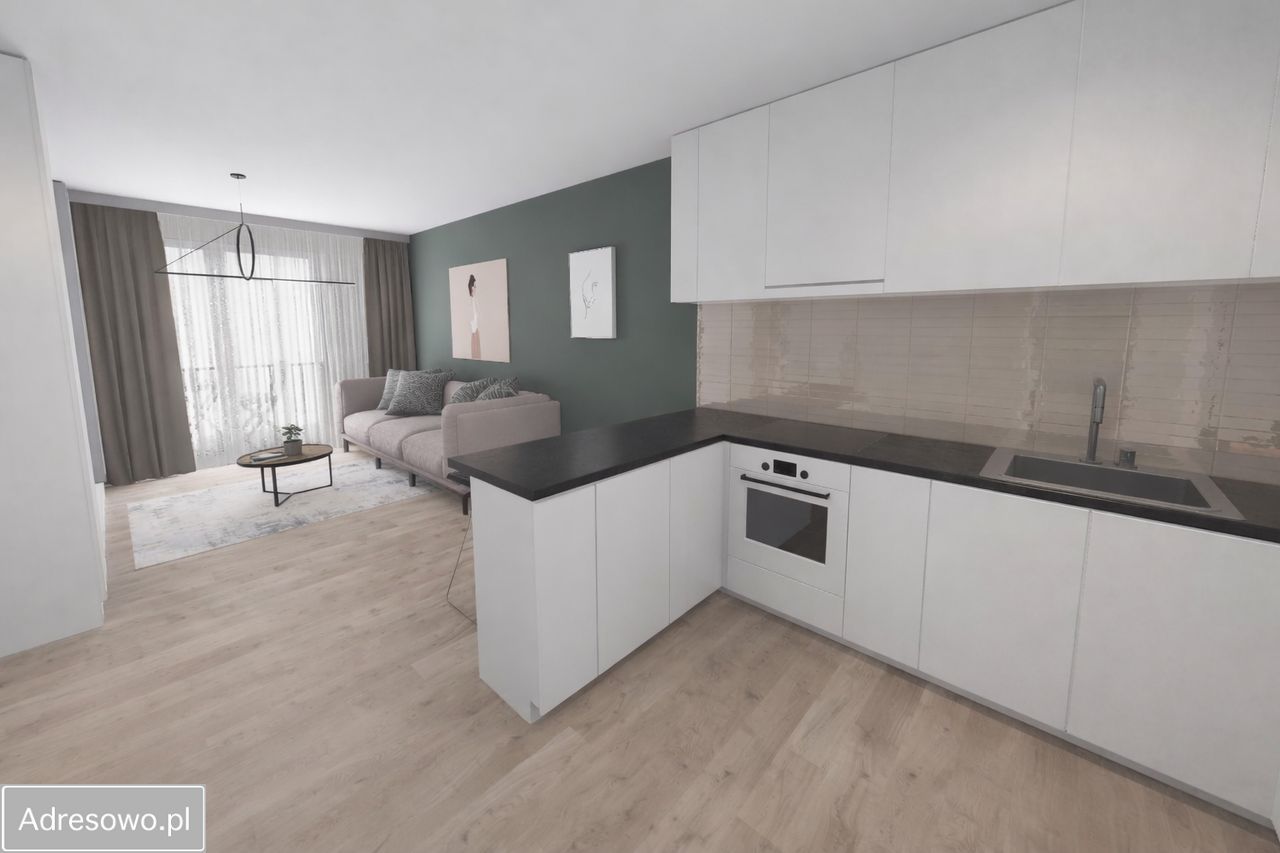 Mieszkanie 2-pokojowe Kraków Podgórze, ul. Tadeusza Śliwiaka. Zdjęcie 1