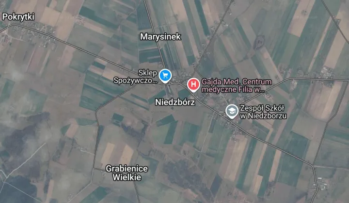 Działka rolna Niedzbórz