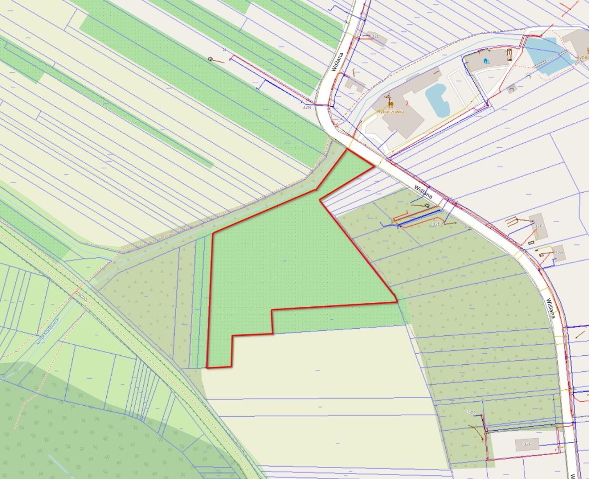 Działka rolno-budowlana Nadbrzeż, Wiślana. Zdjęcie 8